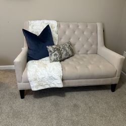 Velvet Upholstered Accent Chair