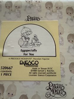 Precious Moments 'Eggspecially For You' Porcelain Figurine