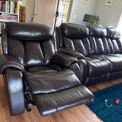 Lazy boy and sofa