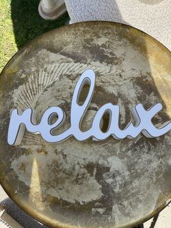 ‘Relax’ Sign