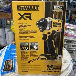 DEWALT 20V MAX XR Cordless Impact Driver (Tool Only)
