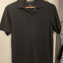 UNIQLO Men’s Black Polo Shirt – Size M