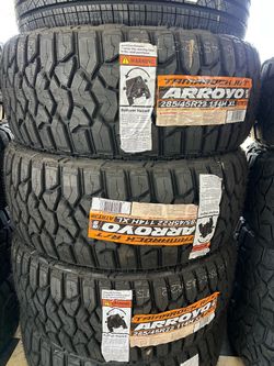 📲✔️285/45/22 Vendo set de Llantas Nuevas arroyo rt