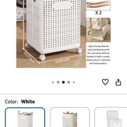 Foldable large laundry basket