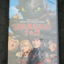 How To Train Your Dragon 1 & 2 DVD 