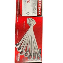 Craftsman Cross-Force Reversible Ratcheting Wrench Set 
