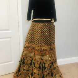 Black Lehnga Choli- Dress 