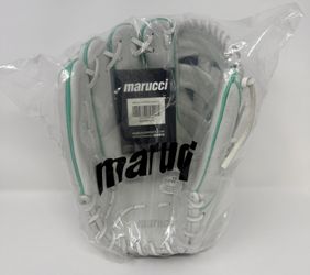 Marucci Cypress Fastpitch Softball Glove 12.5 LHT H-Web White Mint NWT Outfield