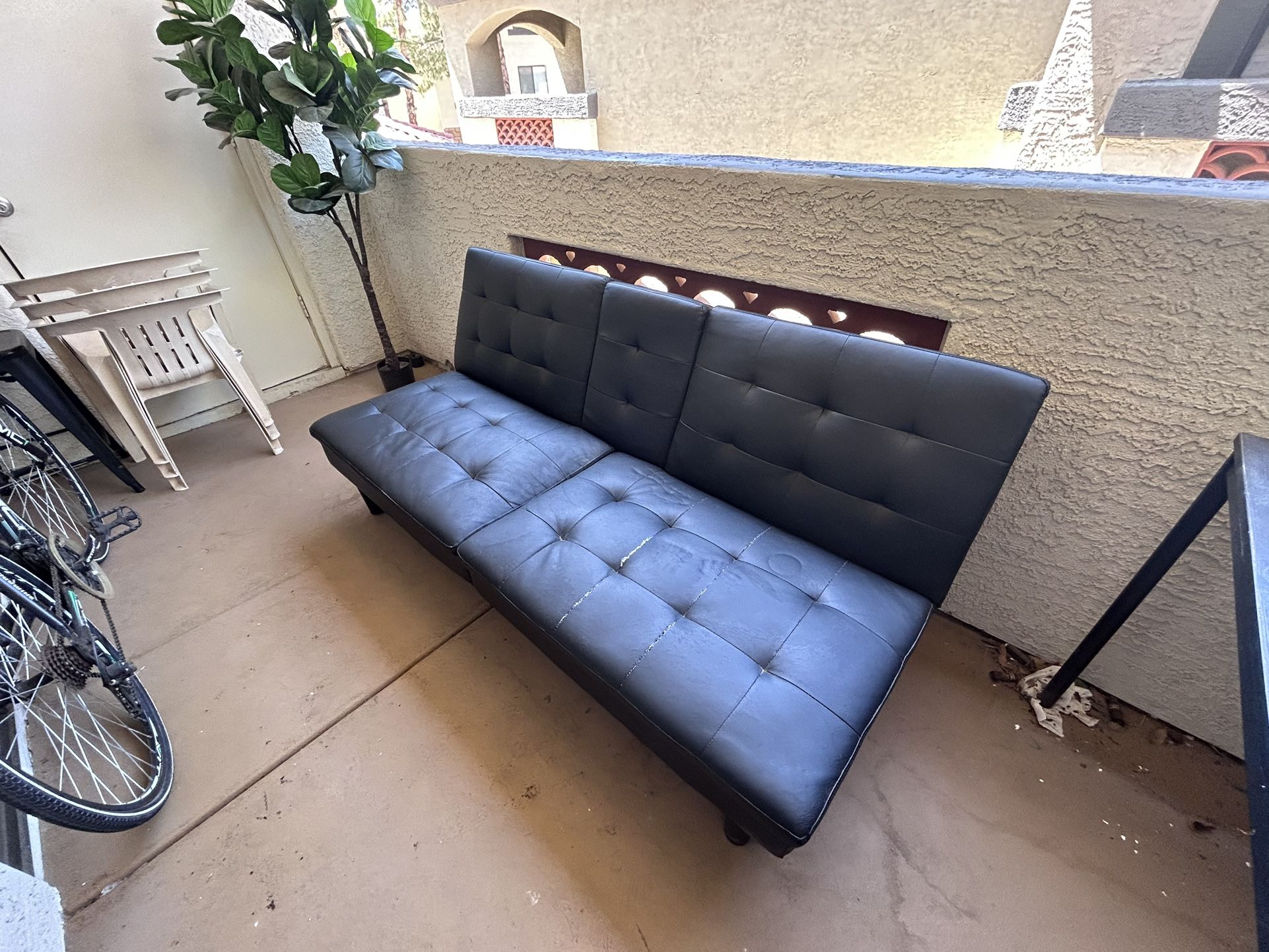 Leather Futon
