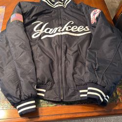 9/11 Vintage Authentic Collection NY Yankees  Bomber Jacket XXL