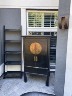 Antique Asian China Cabinet