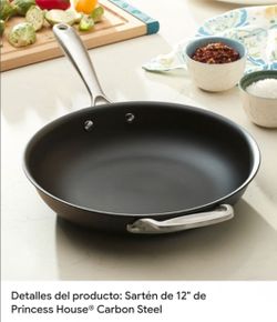 Princess House Carbon Steel 12" Frying Pan