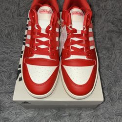 Size 10.5, men’s brand new unworn Adidas shoes with tags and box