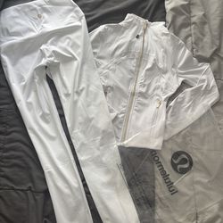 Lululemon define jacket and leggings set