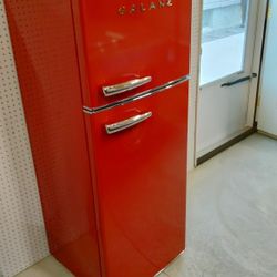 Retro Red Refrigerator 