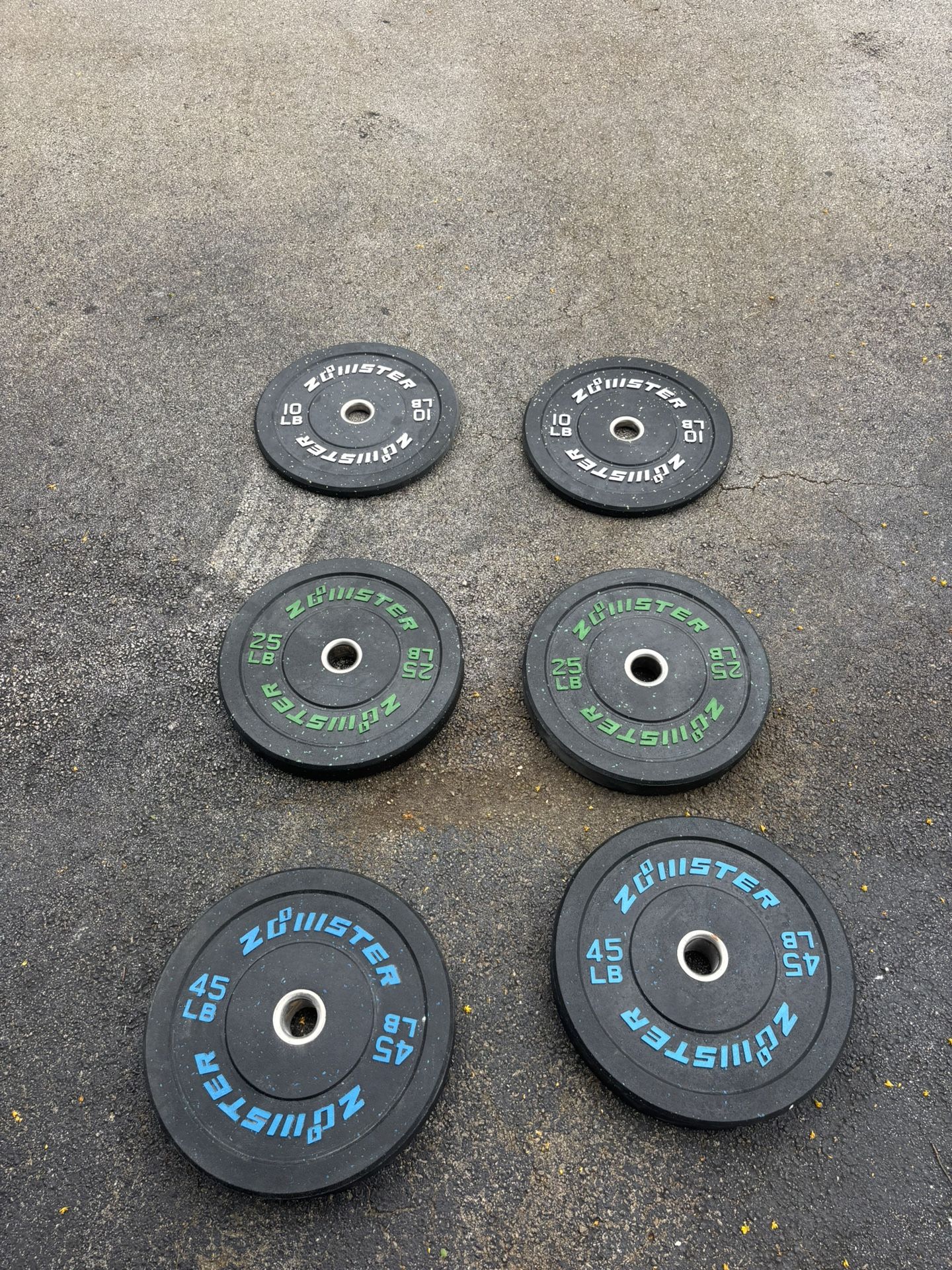 160 LBS of Bumper Weights For Crossfit