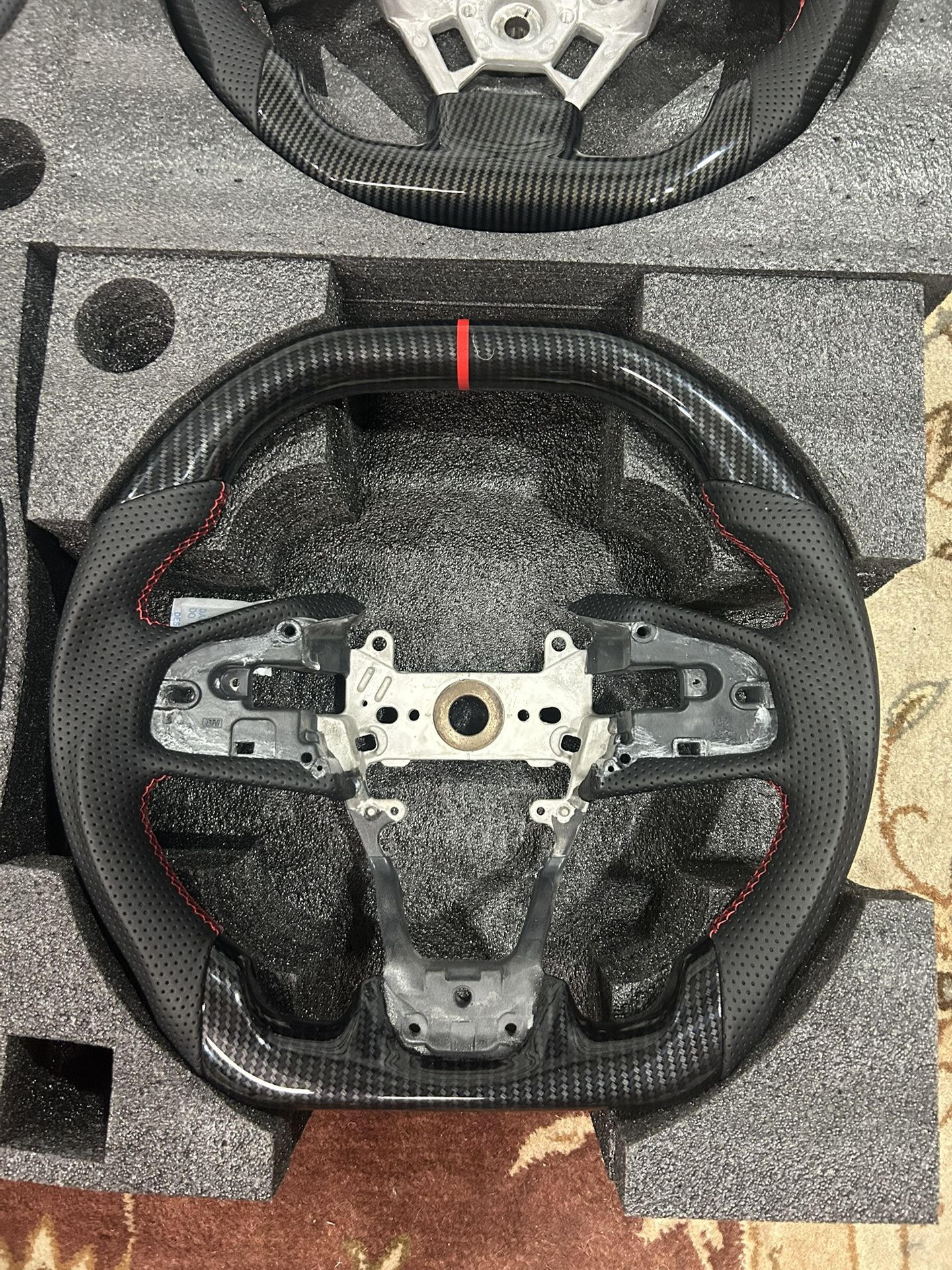 Honda Civic Carbon Fiber Steering Wheel (2016-2021)