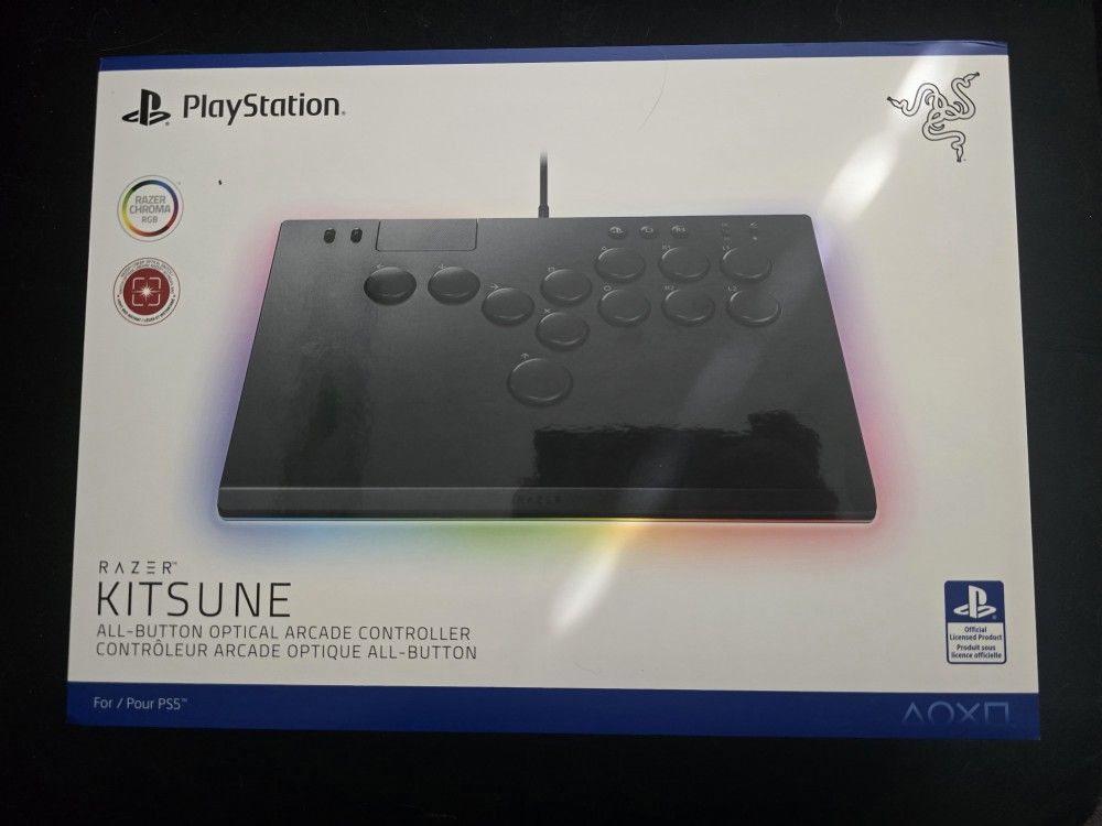 Razer Kitsune All-Button Arcade Controller: For PS5 / PlayStation 5 & PC