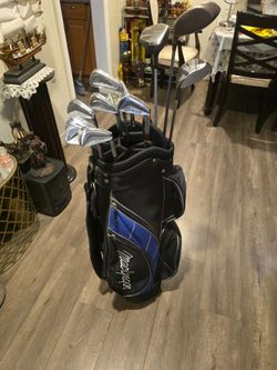 GOLF BAG W/GOLF CLUBS (12 CLUBS SET)
