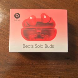 Beats Solo Buds (Brand new, red)
