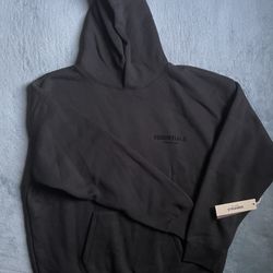 Black Essentials Hoodie