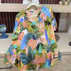 Colorful top size 1X