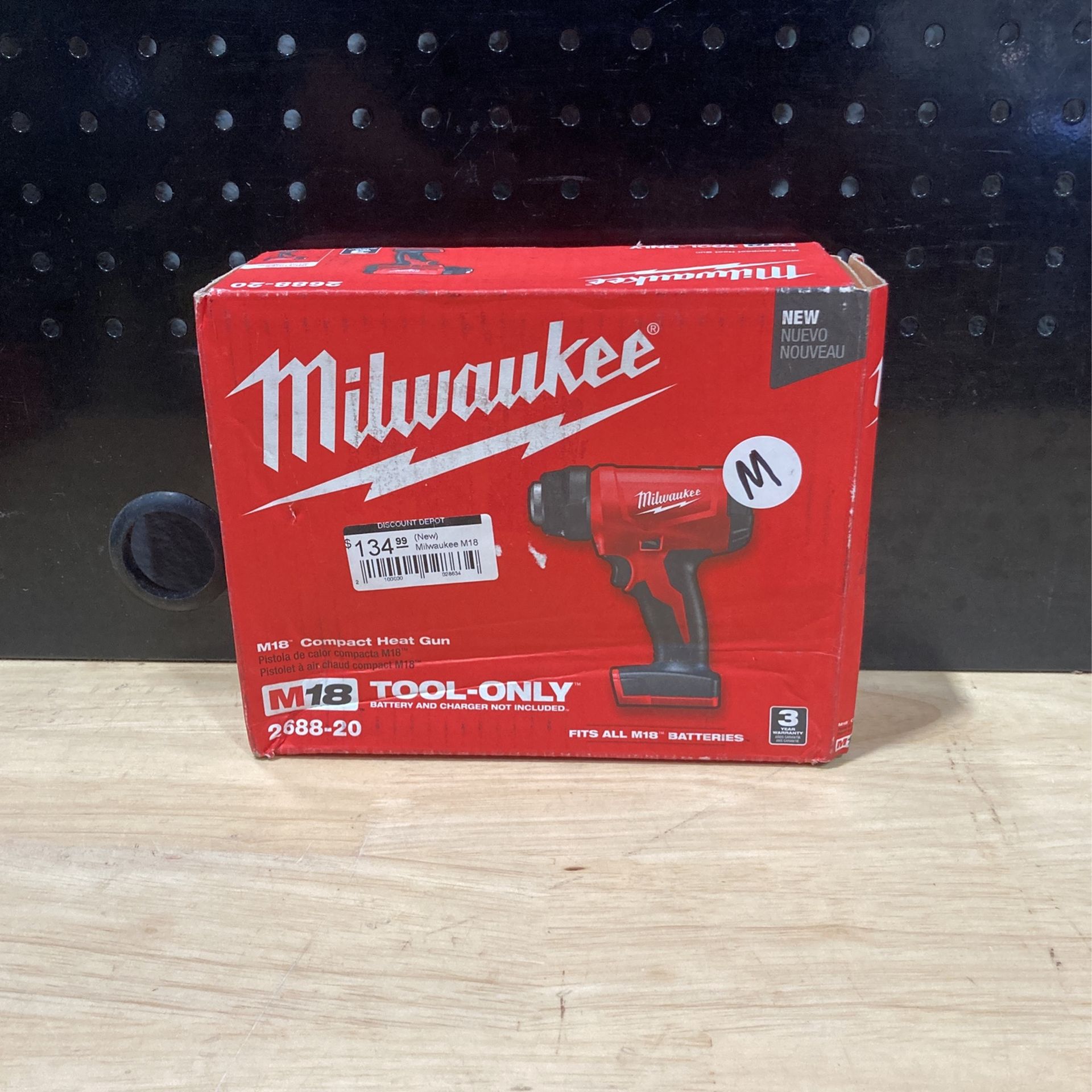 Milwaukee M18 18V Lithium-Ion Cordless Compact Heat Gun (Tool-Only