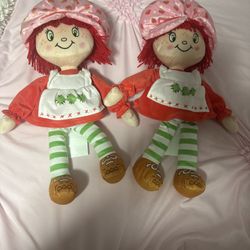 2 Strawberry Shortcake Dolls