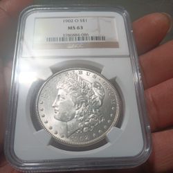 1902 O NGC MS-63 Morgan Silver Dollar 