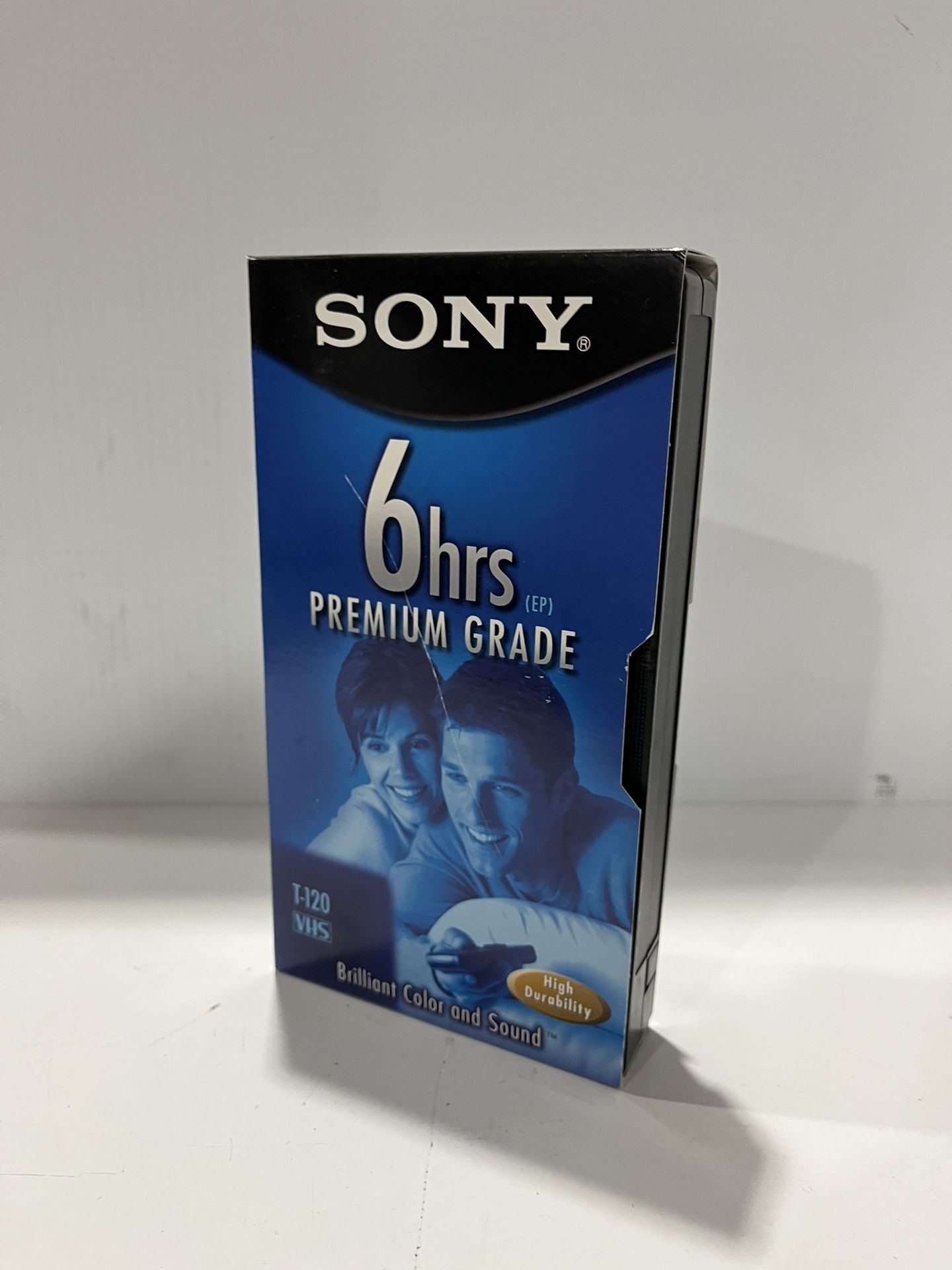 Premium Sony Brilliant Color/Sound 6 Hrs VHS VCR Tape UNUSED - CLEAN