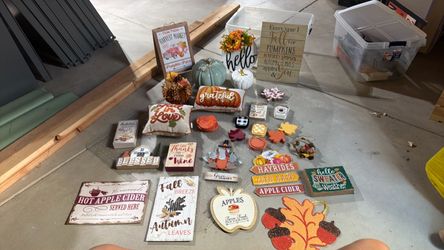 Fall Autumn Decor Bundle – Signs, Pillows & More