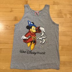 Disney vintage grey Mickey Mouse tank top