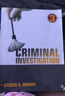 Criminal Investigation / Criminal Justice