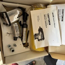 Craftsman Impact Wrench and Mini Ratchet 