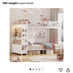((Brand New)) Twin Metal Bunk Bed 