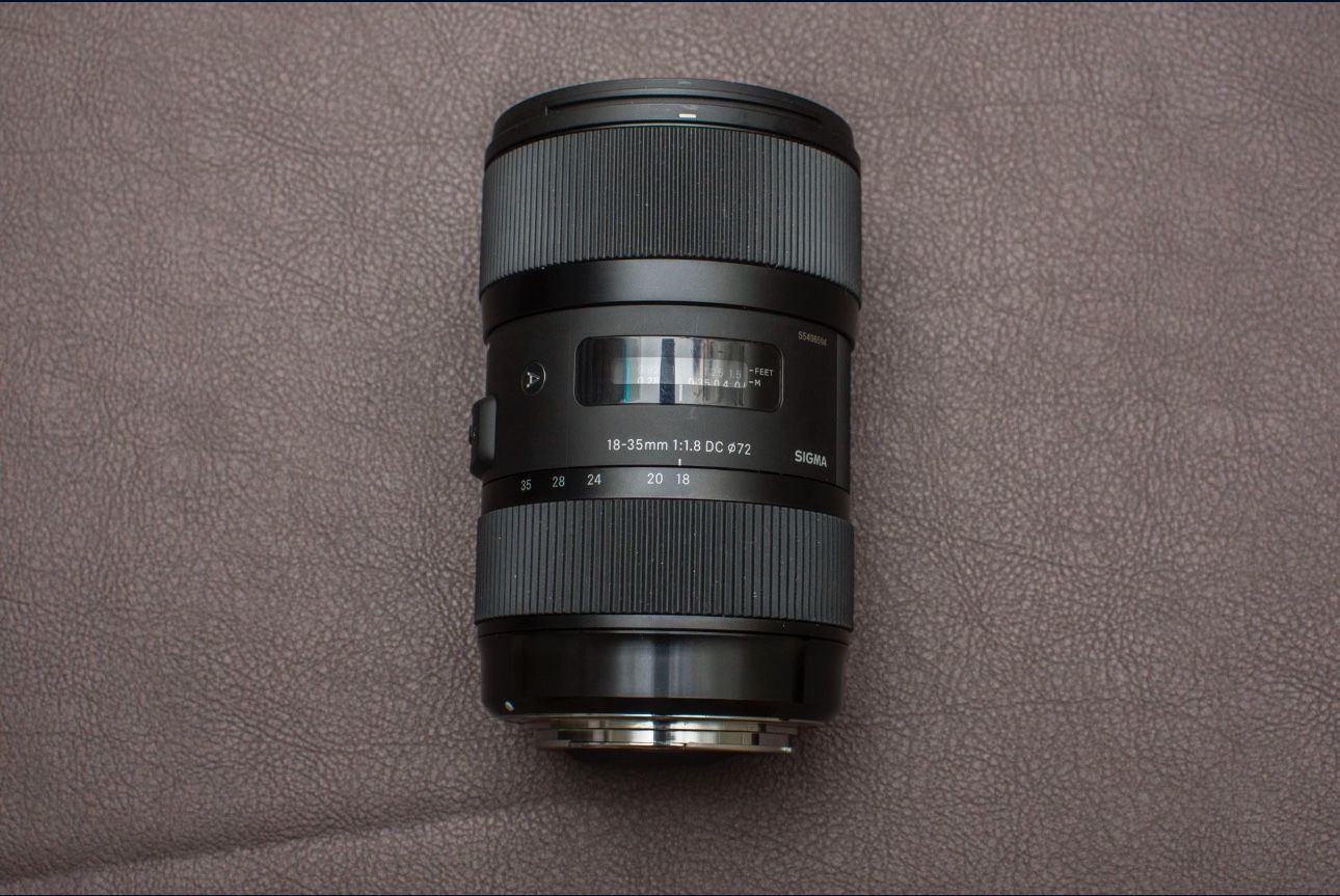 Sigma 18-35mm 1.8 DC Art Lens