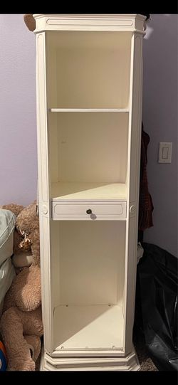 Swivel Accent Cabinet - Cork Board, Bookshelf/Storage, Mirror