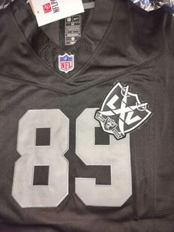 RAIDERS JERSEY - MENDOZA BOWERS JEANTY - STITCHED