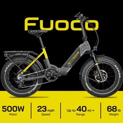 🔥 50% OFF Flash Sale ~ Ettrone Fuoco 500 Electric Bike 🚴‍♂️