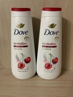 Dove Cherry & Chia Milk Body Wash, Price for Both