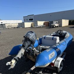 Yamaha Boat Motor With Controls. 2017 25hp