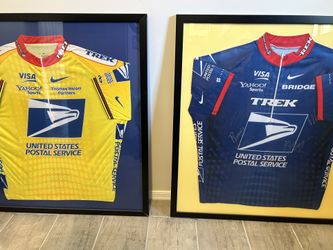 UsS Postal Jerseys : Mounted Autographed
