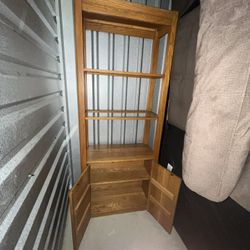 Wooden Bookshelf
