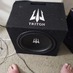 2 12" Subs And 1000 Watt Amp