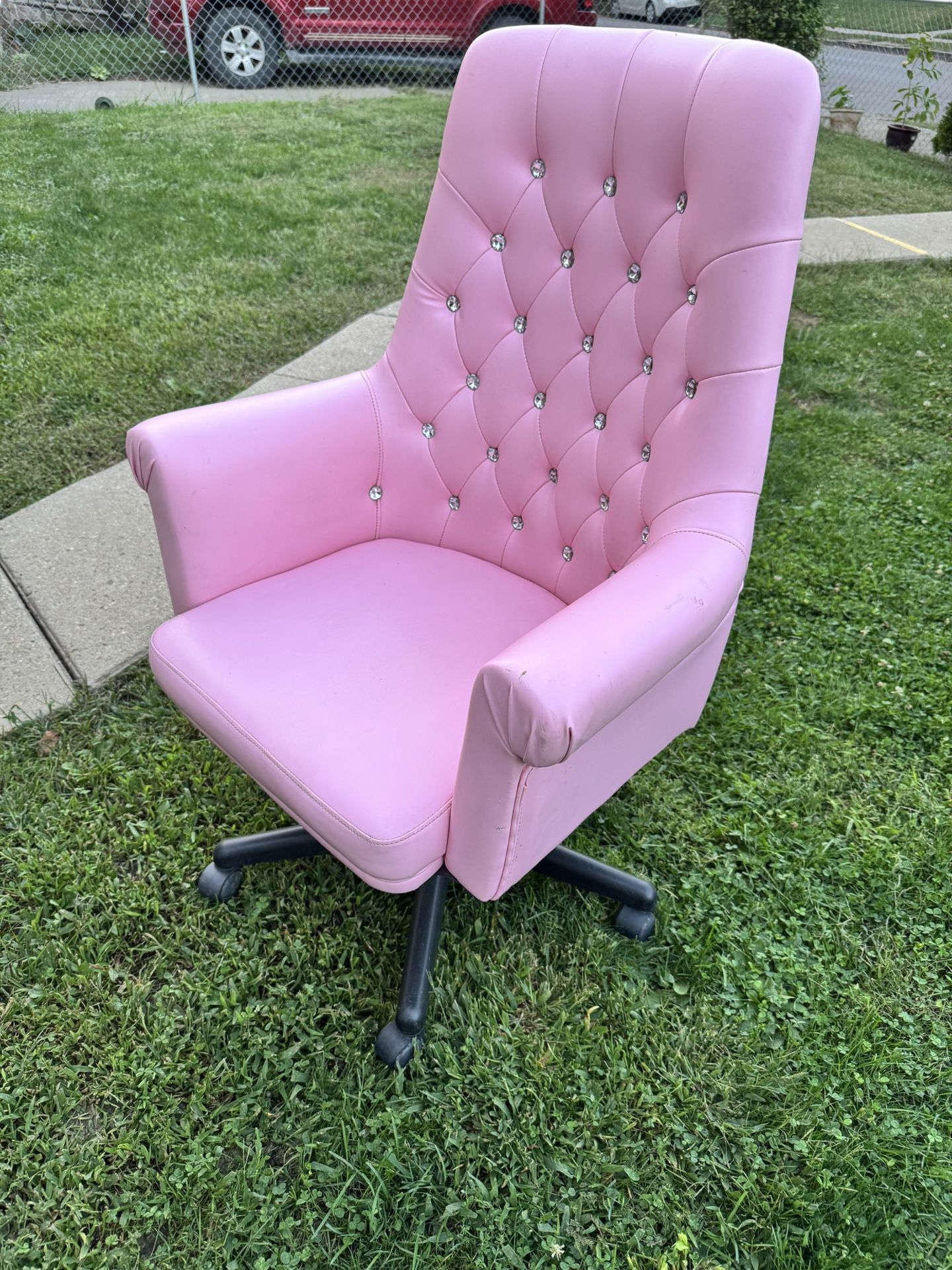 Pink Vanity Chair