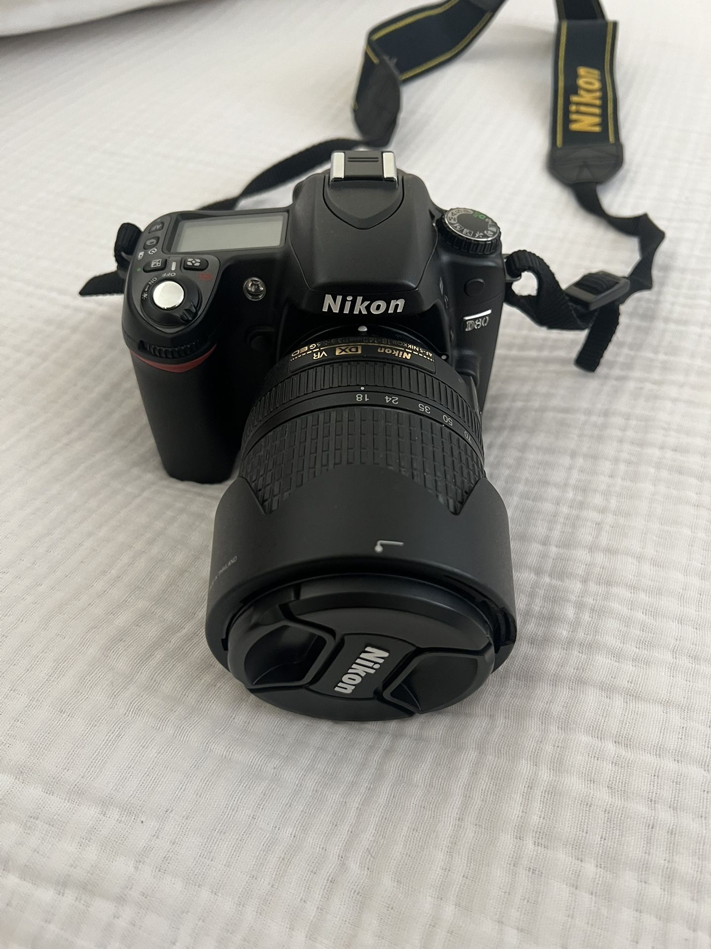 Lens Dslr D80 Nikon D80 DSLR AF S DX NIKKOR 18 140mm ED