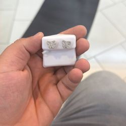 925 Silver Moissanite Earrings 