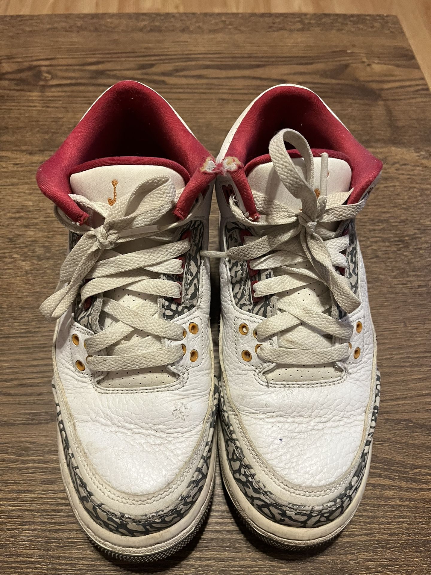 Jordan 3 red and white