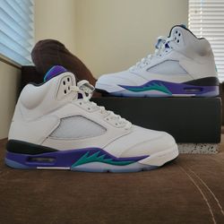 Air Jordan 5 Grape Retro OG (2025) ✅️ Size 9.5 Men's 🆕️ DS, Brand New, 💯% Guaranteed Authentic🤙🏽 Nike AJ5 V 🔥🔥🔥