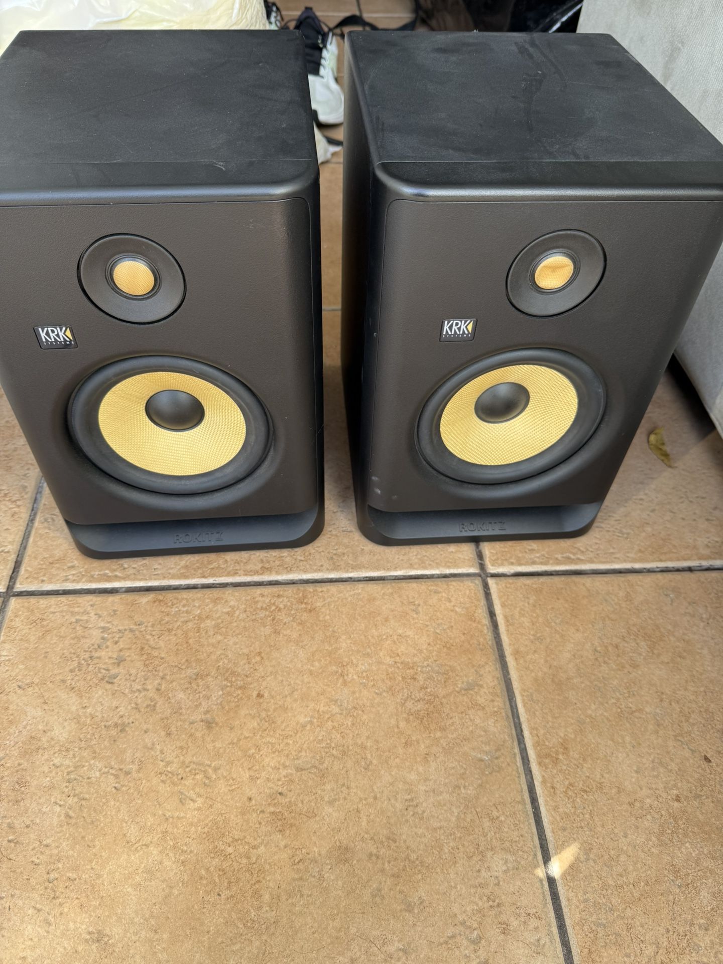 Rokit KRK7 Pair Of Studio Speakers Excellent Condition, Not Bose, Alpine, Sonos